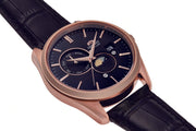 ORIENT RA-AK0309B  Bambino Sun and Moon Classic Leather Strap Men's Watch